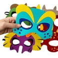 thumbnail image 4 of Máscaras de dinosaurios TEEHOME para fiestas (24 paquetes) para niños, 4 of 7