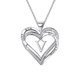 thumbnail image 1 of Collar de diamantes de doble corazón para mujer con 26 letras inglesas Collar de pareja Wmkox8yii fajkfhkj110, 1 of 2