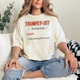 thumbnail image 2 of Funny Dictionary Definition Trumpetist Merch, Ivory Comfort Colors T-Shirt, 2XL, 2 of 3