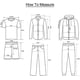thumbnail image 3 of Men's Long Double Breasted Lapel Winter Coat Wind Jacket Khaki XL, 3 of 5