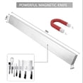 thumbnail image 2 of Cheer Collection 16" Stainless Steel Magnetic Knife Holder, 2 of 5