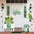 thumbnail image 4 of Welcome Watercolor Lucky Clover Garden Flag 12x18 Inch Double Sided Shamrock Jar St Patricks Day Flag, 4 of 7