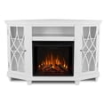 thumbnail image 1 of Real Flame Canada Lynette Meuble Télé de Coin pour Foyer Électrique en Bois Massif, Blanc, 1 of 17