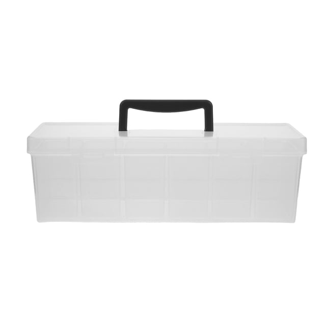 EXHUMKY Caja Plástica Con Divisores Para Para Almacenamiento Y Fácil Acceso