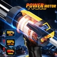 thumbnail image 5 of Cordless Caulking Gun Compatible With De-Walt 21V Max Battery(No Battery), 6 Adjustable Speeds w/ LED Light, Anti-Drip, Auto Retract, 13Pcs Caulking Tools for Filling, Sealing, Repair (NO Battery), 5 of 7