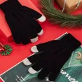 thumbnail image 4 of 6 Pares Guantes De Lana Tejido Touch Tablet Celular Invierno, 4 of 8