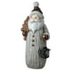 Northlight 23,75" Père Noël Blanc et Bronze avec Bougie Chauffe-Plat Lanterne Figure de Noël – image 3 sur 3