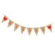 thumbnail image 5 of Besos Banderines de arpillera Banderas Banderas Valentín Decoración, 5 of 6