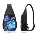 thumbnail image 2 of Luigi's Mansion Unisex Crossbody Bags Lightweight Sling Backpack Multipurpose Shoulder Bag High Capacity Hiking Daypack Chest Bag, 2 of 8