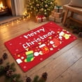 thumbnail image 2 of OVFUIZ Christmas Door Mat 16x24in Diatomaceous Earth Grip-Enhanced Absorbent Rug Christmas Welcome Mat for Entryway Kitchen Living Room Home Decorations, 2 of 7