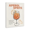 thumbnail image 3 of Stupell Industries Mid-Century Aperol Spritz Recipe Canvas Art, 16 x 20, by Victoria Barnes, 3 of 8