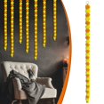 thumbnail image 2 of Artificial Marigold Garlands, 59.06 inch Faux Floral Strings, Orange Yellow Flower Hangings, Festival Backdrop Ornaments, Holiday Wall Door Swags, Synthetic Bloom Decorations for Halloween Diwali, 2 of 5