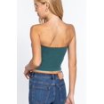 thumbnail image 3 of J. METHOD Women's Tube Top Strapless Crop Casual Basic Slim Fit Stretch Cropped T Shirts, 3 of 4
