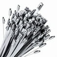 thumbnail image 3 of 1000Pcs Chain Link Fence Ties,Multi-Purpose Self-Locking Stainless Steel Zip Ties for Outdoor Garden, 3 of 7