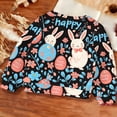 thumbnail image 5 of ITSAME Easter Sweatshirts for Girls, Cute Bunny Print Long Sleeve Crewneck Kids Casual Fashion Pullover Multicolor 1-2T, 5 of 6