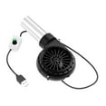 thumbnail image 3 of figatia BBQ Fan Barbecue Tool Stainless Steel Windpipe Multipurpose BBQ Cooking Fan Electric Bellows for Camping Hiking Indoor Picnic Adjustable, 3 of 8