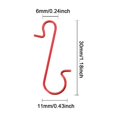 thumbnail image 5 of Christmas Ornament Hooks,5Set Metal S-Shaped Hanging Hooks, Reusable Wire Decor Hangers, Decorative Hook Clips for Xmas Tree Baubles, Wreath, Holiday Party Ornament Decoration Supplies, 5 of 5