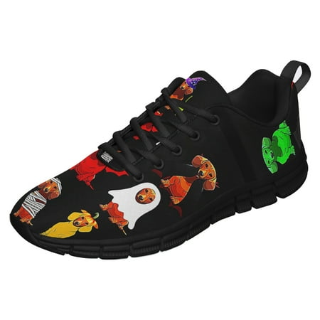 

Dachshund Halloween Costume Running Shoes Sneakers Mesh Black Size 7.5
