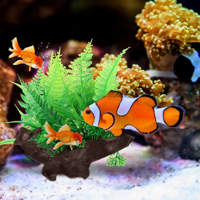 BESTYASH Planta Decorativa De Acuario Delicada De Material Premium Para Doméstico