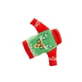 thumbnail image 2 of Matsuzay Ropa para botellas de vino, fundas elásticas, guirnalda, campana, alce, bordado, funda para botella de vino de Navidad, suministros para Kits de decoración para fiestas Alce Matsuzay HA070134-04B, 2 of 6