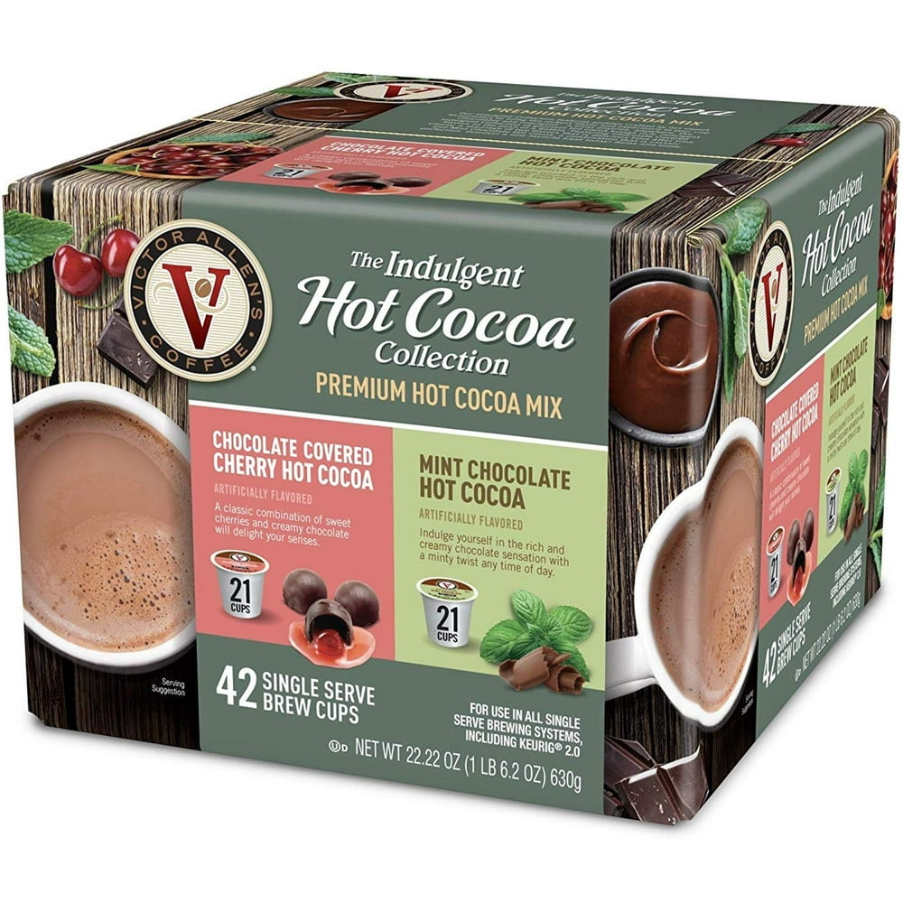 Victor Allens Hot Cocoa Chocolate Covered Cherry & Mint Chocolate