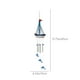 thumbnail image 3 of Mediterranean Sailboat Wind Chime Artisanal Floating Ship Model Wind Chime Seaside-Themed Wind Chime, 3 of 5