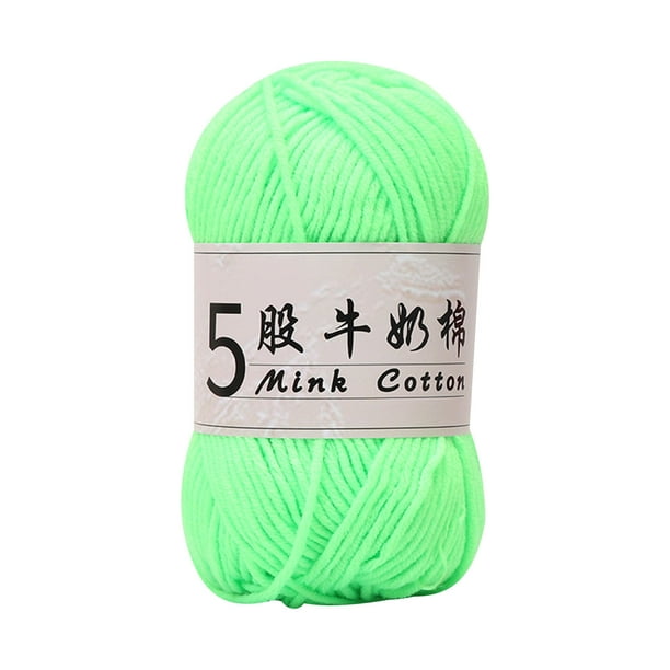 Sofa Vama Ropa de Cama Hilo de algodón de leche de 5 hebras para tejer a crochet, ideal para suéteres de bebé. for Navideño