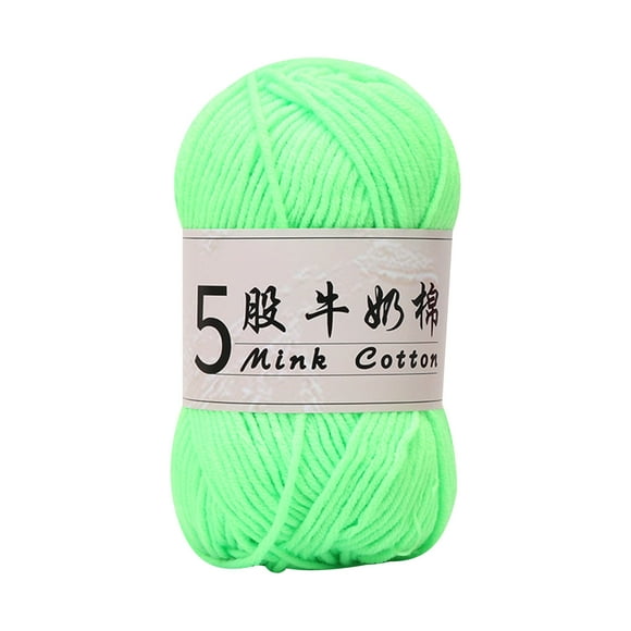 Sofa Vama Ropa de Cama Hilo de algodón de leche de 5 hebras para tejer a crochet, ideal para suéteres de bebé. for Navideño