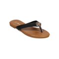 thumbnail image 1 of New Girl Betani Dora-2G Leatherette Emblem Thong Sandal, 1 of 5
