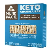 Munk Pack Keto Granola Bar, Blueberry Almond Vanilla, 4 ct.