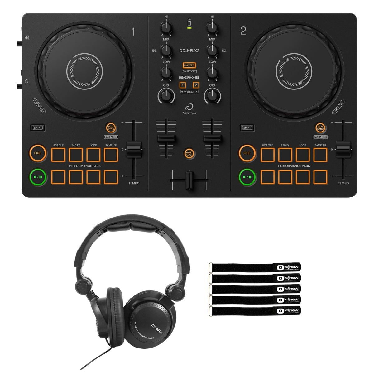 Pioneer DJ DDJ-FLX4 2-Channel Controller - Complete Audio