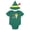 Buddy Elf Green, variant on Elf Baby Boy or Girl Christmas Cosplay Bodysuit and Hat Set Buddy Green