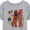 thumbnail image 3 of Marvel Deadpool & Wolverine - Notebook Doodles - Women's Oversized Graphic T-Shirt, 3 of 5