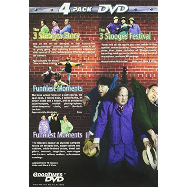 Comedy Three Stooges Funny Moments Vintage Poster Three Stooges