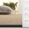 thumbnail image 4 of Safavieh Natural Fiber Barclay Solid Color Area Rug, Maize/Brown, 5' x 8', 4 of 10