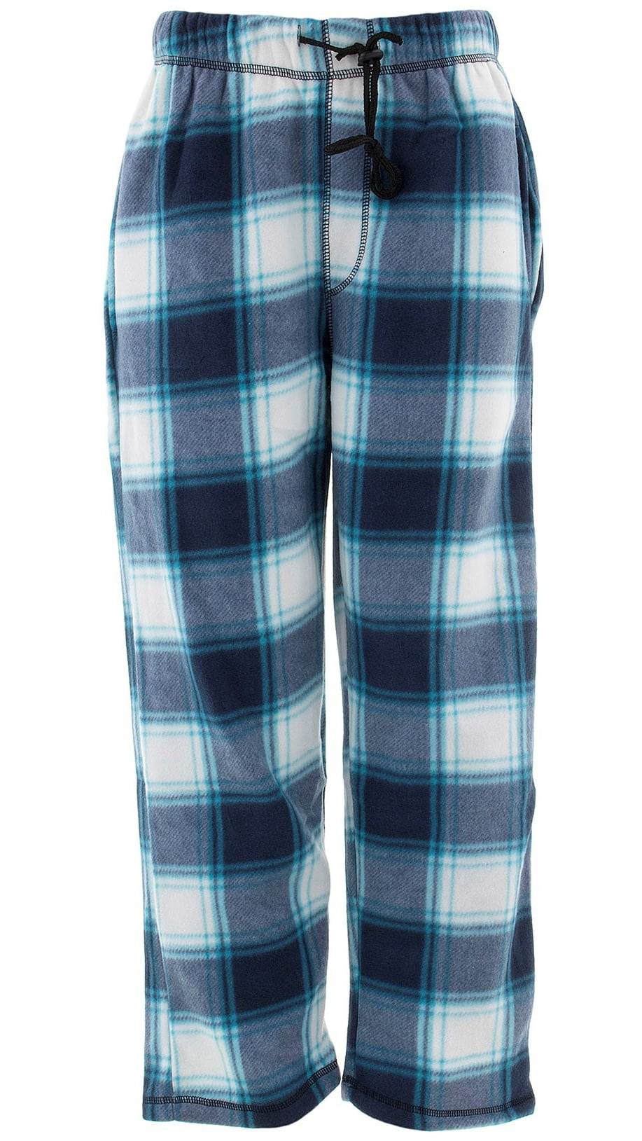 Lee Han Ton - Lee Han Ton Men's Navy Plaid Fleece Pajama Pants ...