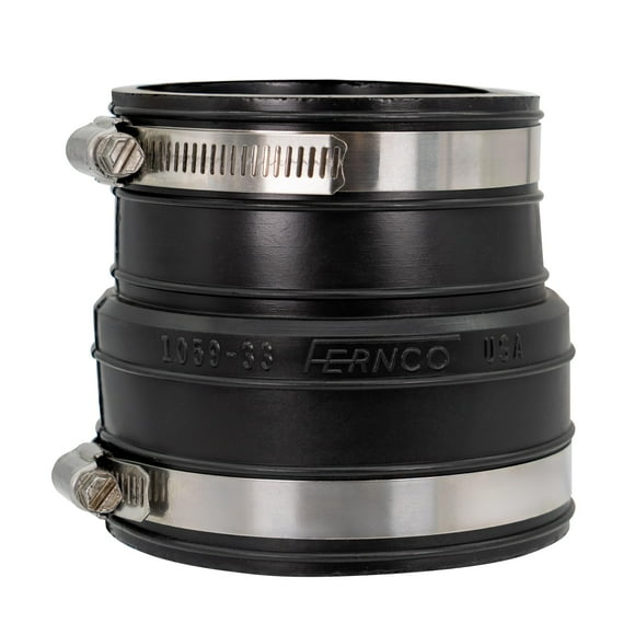 Acoplamiento flexible de PVC Fernco P1059-33 para plomería de 3 pulgadas