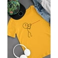 thumbnail image 3 of Talk With Your Heart T-Shirt Men -Smartprints Designs, Male Large, 3 of 4