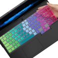 thumbnail image 1 of GHSDFBB Keyboard Cover Skin for 2021 2020 Lenovo Legion 5 Pro, Legion 5 5i 5p 5pi 15.6 Inch and 17.3 Inch |Legion 7i & ideaPad Gaming 3i Gaming Laptop Keyboard Protective Skin-Rainbow, 1 of 7