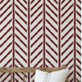 thumbnail image 1 of S4Sassy Peel and Stick Wall Covering, Geometric Stitch Print Removable Textured Vinyl Wall Wrap- Modern Mural, Brown Instant Wallpaper for Bedroom, Bathroom, Laundry Room, Closet Interior -25"x60", 1 of 8