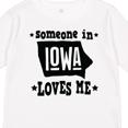 thumbnail image 4 of Inktastic Someone in Iowa Loves Me Souvenir Boys or Girls Long Sleeve Toddler T-Shirt, 4 of 5