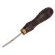 thumbnail image 3 of Biseladora de bordes de cuero, cuchillos de cuero portátiles profesionales para bricolaje, herramientas biseladoras para biselar bordes de cuero con mango de madera de ébano, 5, 2,25 mm, 3 of 5