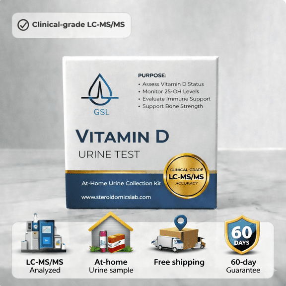 GSL Vitamin D Urine Home Test Kit, LCMS Assay