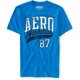 thumbnail image 1 of Aeropostale Aero Athletics Puff Paint Graphic playera para hombre, azul, XX-Large Aeropostale  Camiseta gráfica, 1 of 1