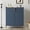 Blue, variant on Elegant sideboard with 2 acrylic mirrored doors Sideboard and Buffet with Storage, Hollow-Carved Accent Cabinet gray laminates and MDF substrate, spacious space adjustable shelf, living room, kitchen