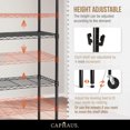 NSF Commercial Grade Heavy Duty Wire Shelving w/Wheels Leveling Feet
