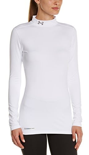 under armour women's coldgear fitted mock top