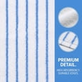 thumbnail image 3 of REGALWOVEN Cotton Striped Washcloths - 13" x 13" Soft & Absorbent Face Cloths for Bathroom, Kitchen White 4pk, 3 of 6