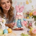 thumbnail image 4 of Easter Decorations Bunny Stuffed Doll Cute Rabbits Home Centerpiece for Festive Table, 4 of 6