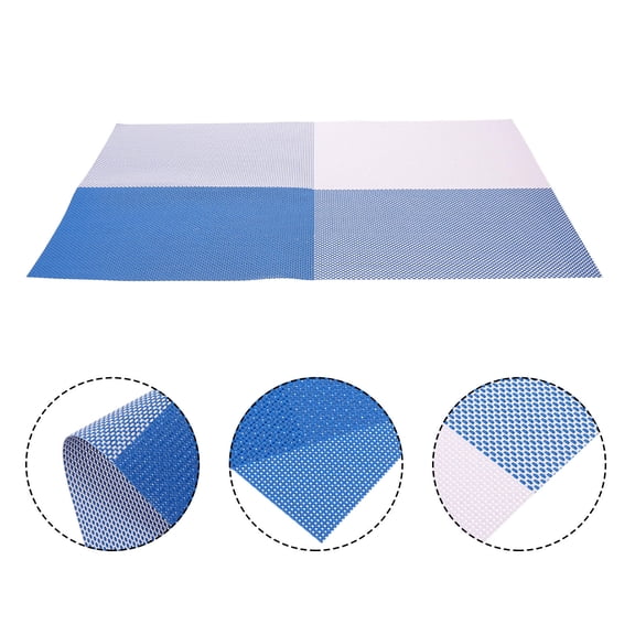 CTIRCHIU Delicate Place Mat with Heat Resistance PVC for Dining Tables 1Pack
